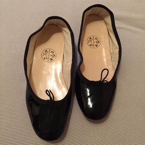 Porselli patent ballet flats